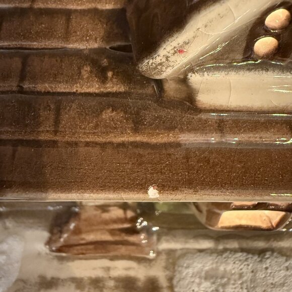 Vintage Ceramic Lighted Train Station & Train by Mr. USA - Picture 14 of 15